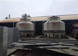 重庆荣昌大通阀门厂GL-100T冷却塔安装现场