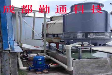 四川成都邛崃30T圆形冷却塔循环降温系统工程案例现场