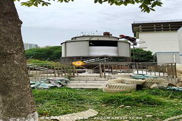 四川冷却塔高温冷却塔维修现场成都勤通科技案例展示