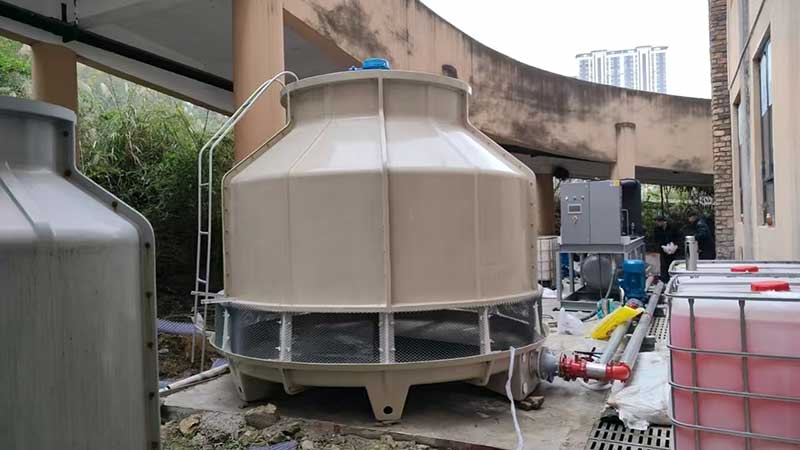 德阳开式冷却塔是用水作为循环冷却剂